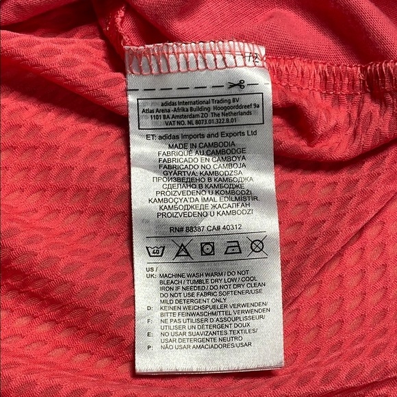 ADIDAS Pink Sleeveless Workout Top - Picture 7 of 9